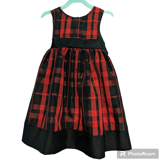 Girls Plaid Dress. Red and Black. 2T. Marmellata - Picture 1 of 9
